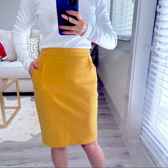 Pencil Skirt - Great color for fall 🍂🍁 - Picture 2 of 3
